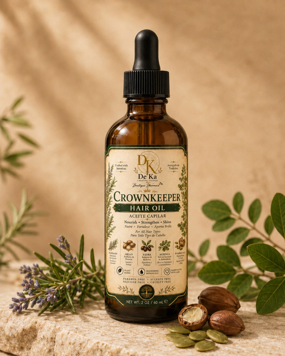 Personalized Botanical Hair Oil