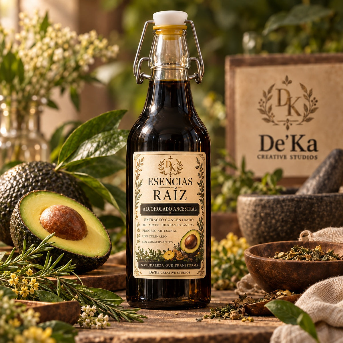 Esencia de Raiz - Alcoholado de Aguacate