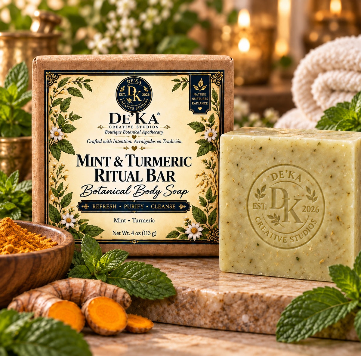 Mint & Turmeric Ritual Bar